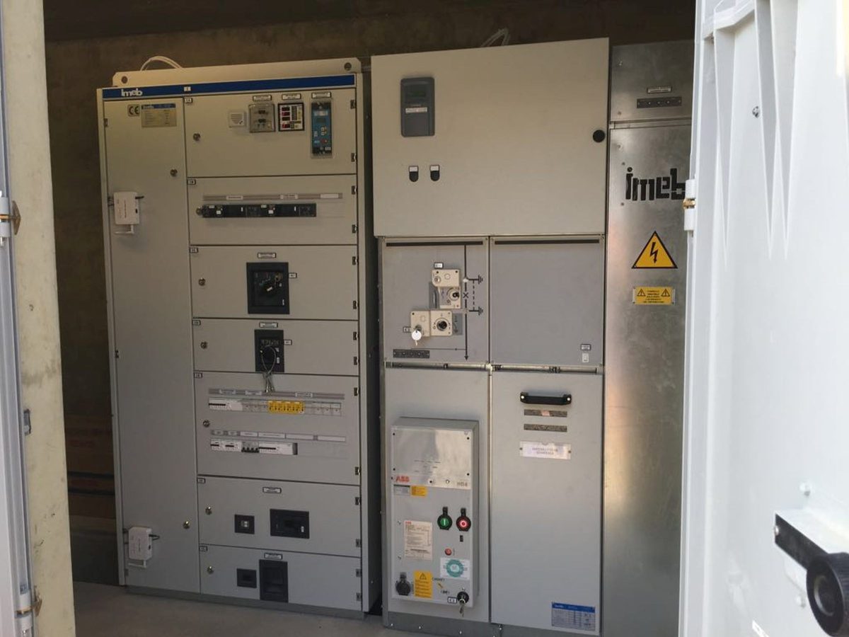 Cabina di trasformazione 400kVA presso mangimificio